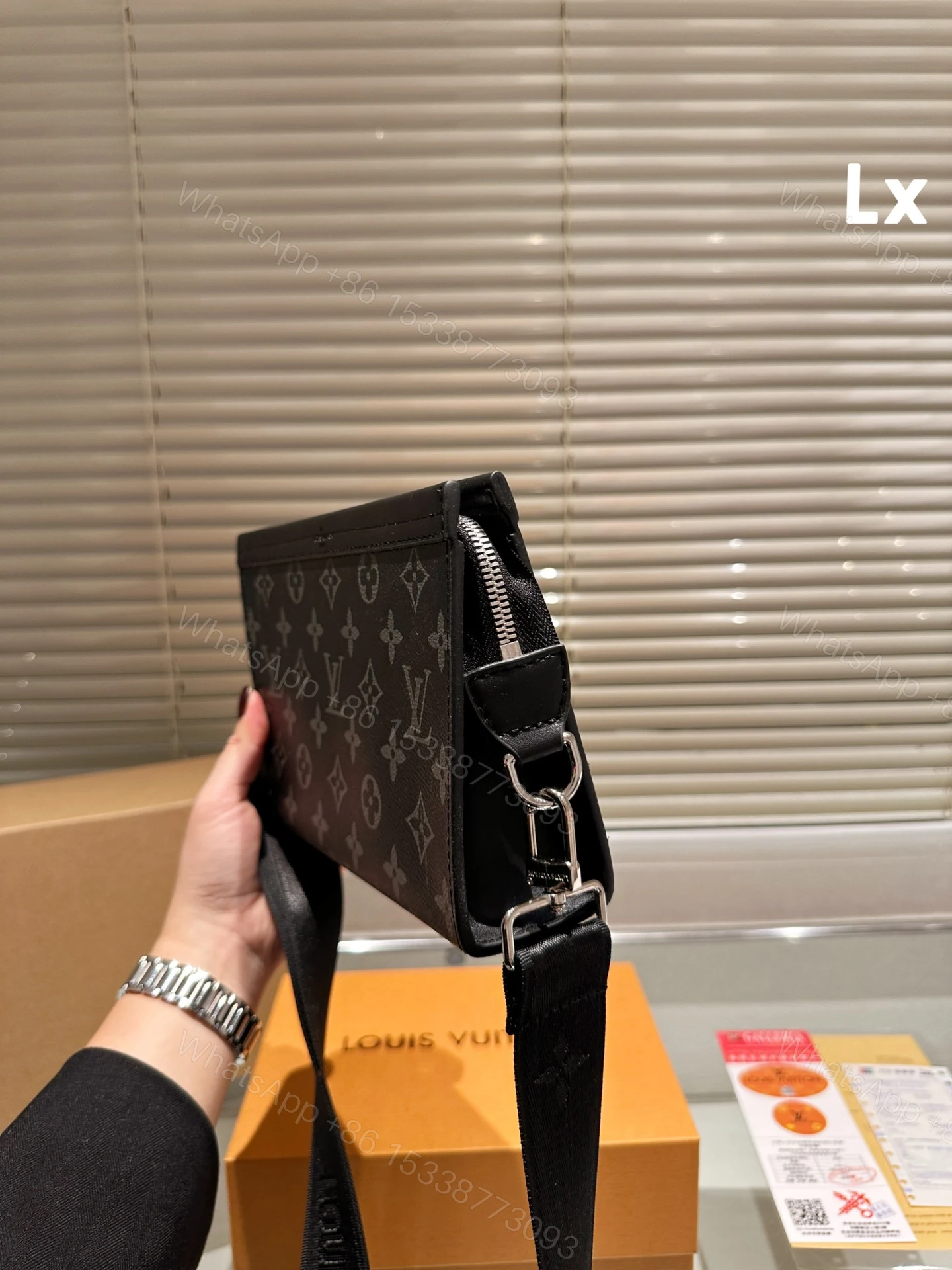 View 6 of LOUIS VUITTON Monogram Eclipse Gaston Wearable Wallet