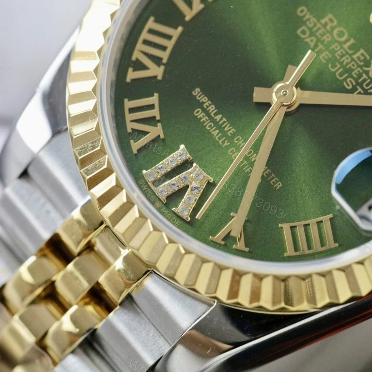 View 2 of Datejust Women 31mm Super Clone Demi Yellow Gold Jubilee Bracelet