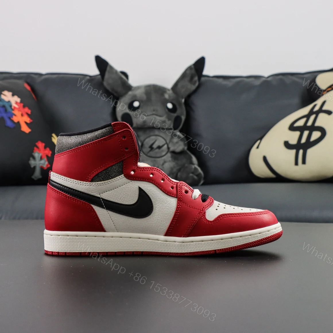 View 2 of Jordan 1 Retro High OG “Chicago Lost and Found” Reps