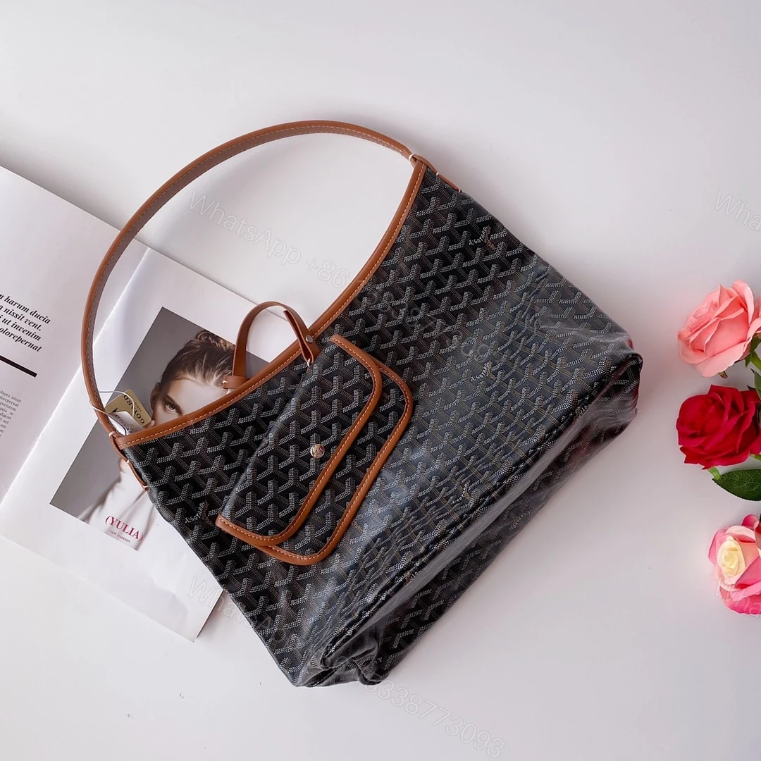 View 7 of GOYARD BOH?ME HOBO BAG BLACK TAN 42CM BOHEMEPMLTY01CL03P