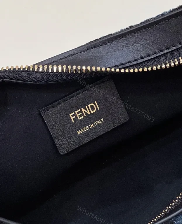 View 9 of Distinct Monogram Canvas Shoulder Bag with Signature Hardware