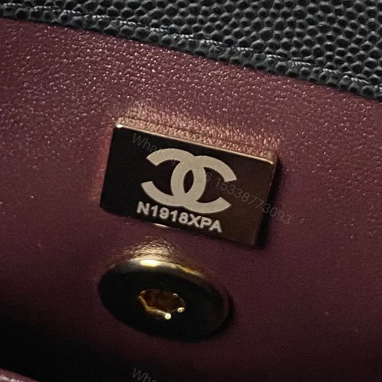 View 6 of Black Quilted Calfskin Handbag â€” Chanel-Inspired, Gold Hardware, Everyday Luxury