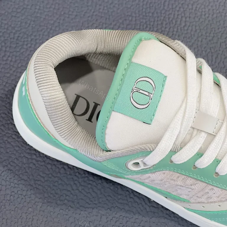 View 8 of Mint Green Dior-Inspired Sneaker: Modern Luxury Comfort