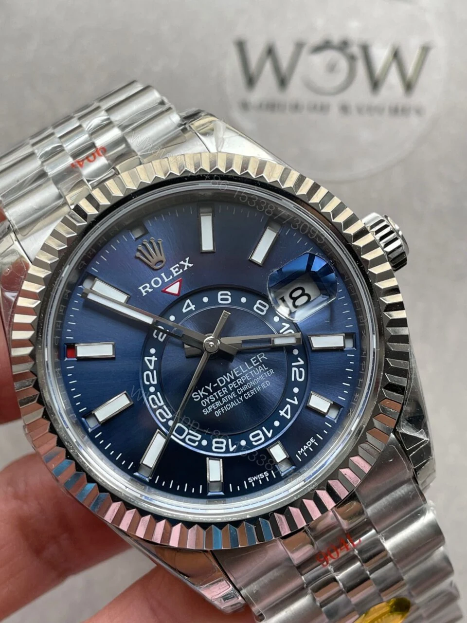 View 2 of Noob FACTORY 1:1 Rolex Sky-Dweller 326935 SS Blue Dial