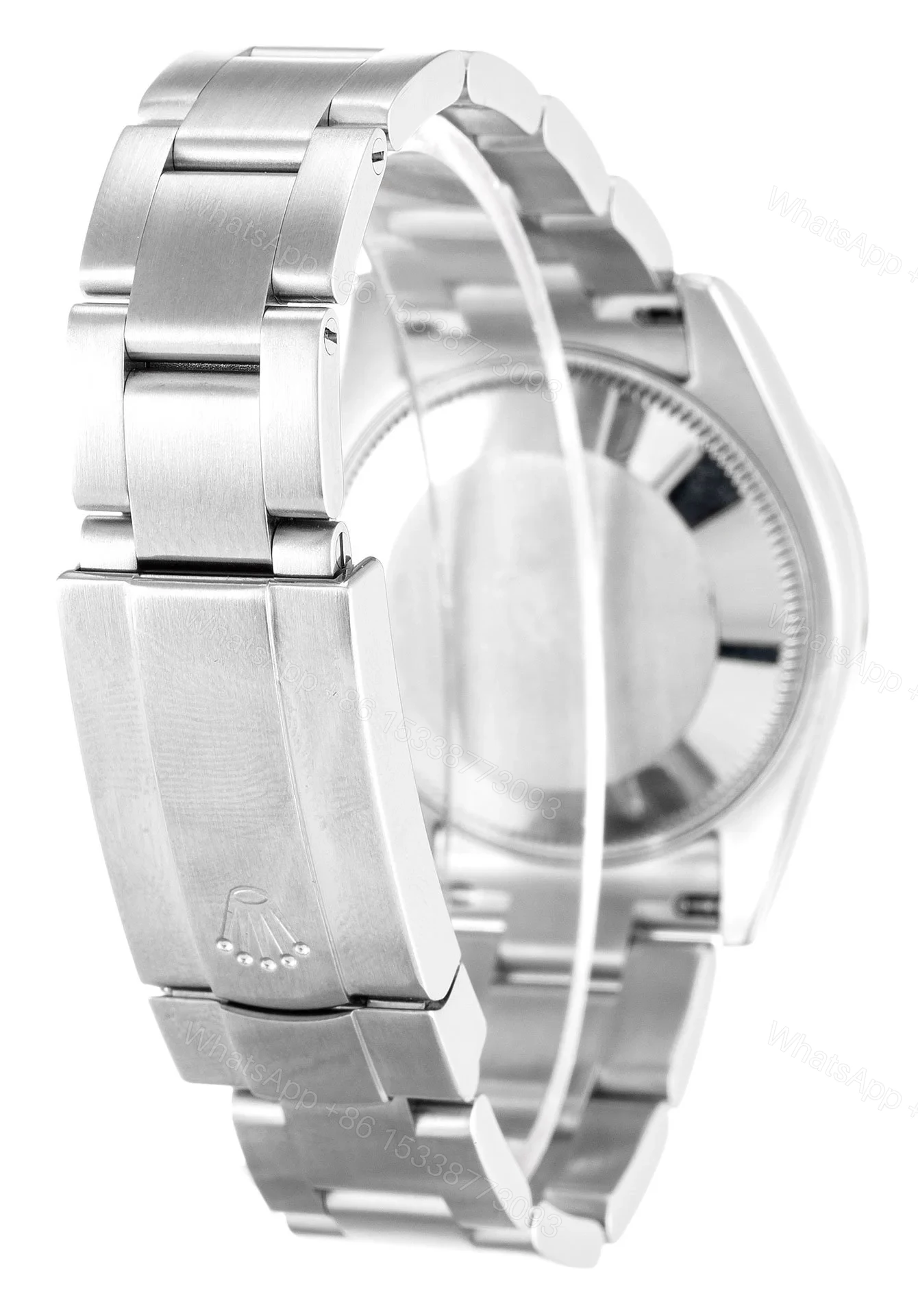 View 6 of Replica Rolex Oyster Perpetual Date Salmon Dial 15200 34 mm