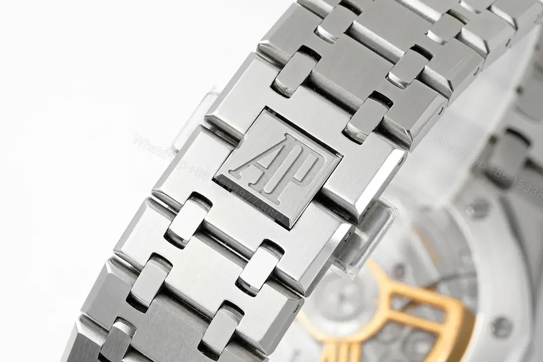 View 6 of V9 Factory Audemars Piguet Royal Oak 15500V2 Edition – Silver Stainless Steel Watch with Cal. 4302 Movement