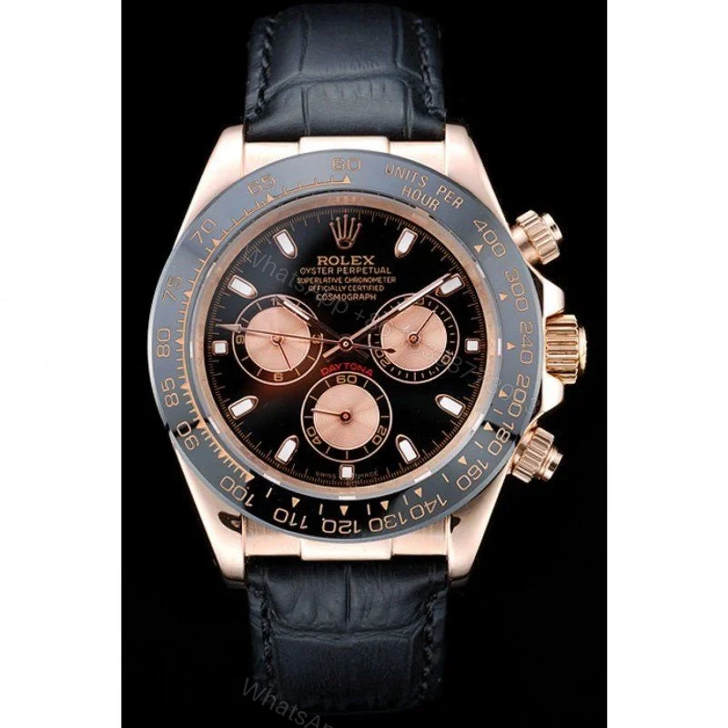 View 2 of Replica Rolex Daytona Black Dial REP016831