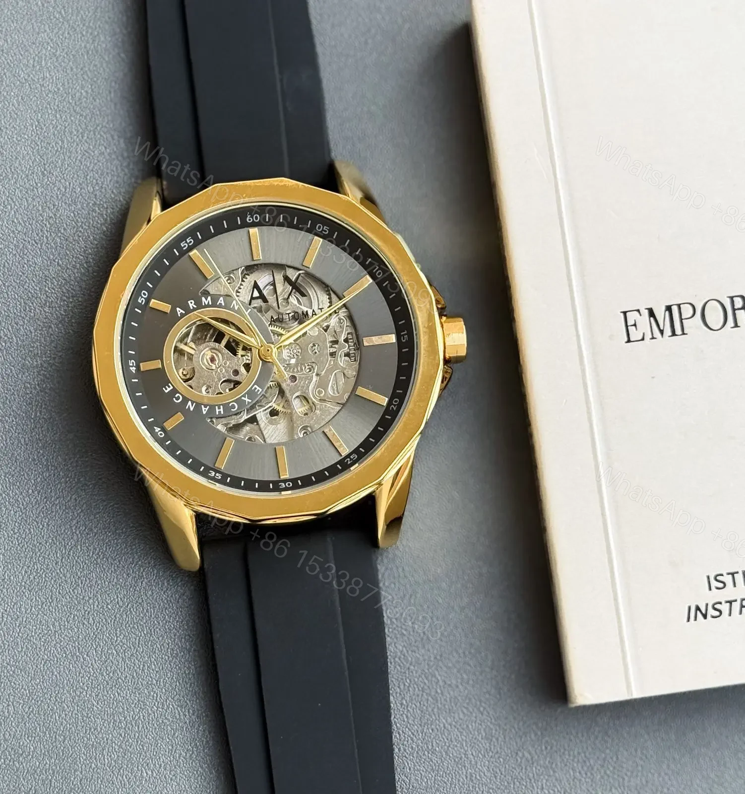 View 4 of Armani exchange 12 hr dial ,Round
