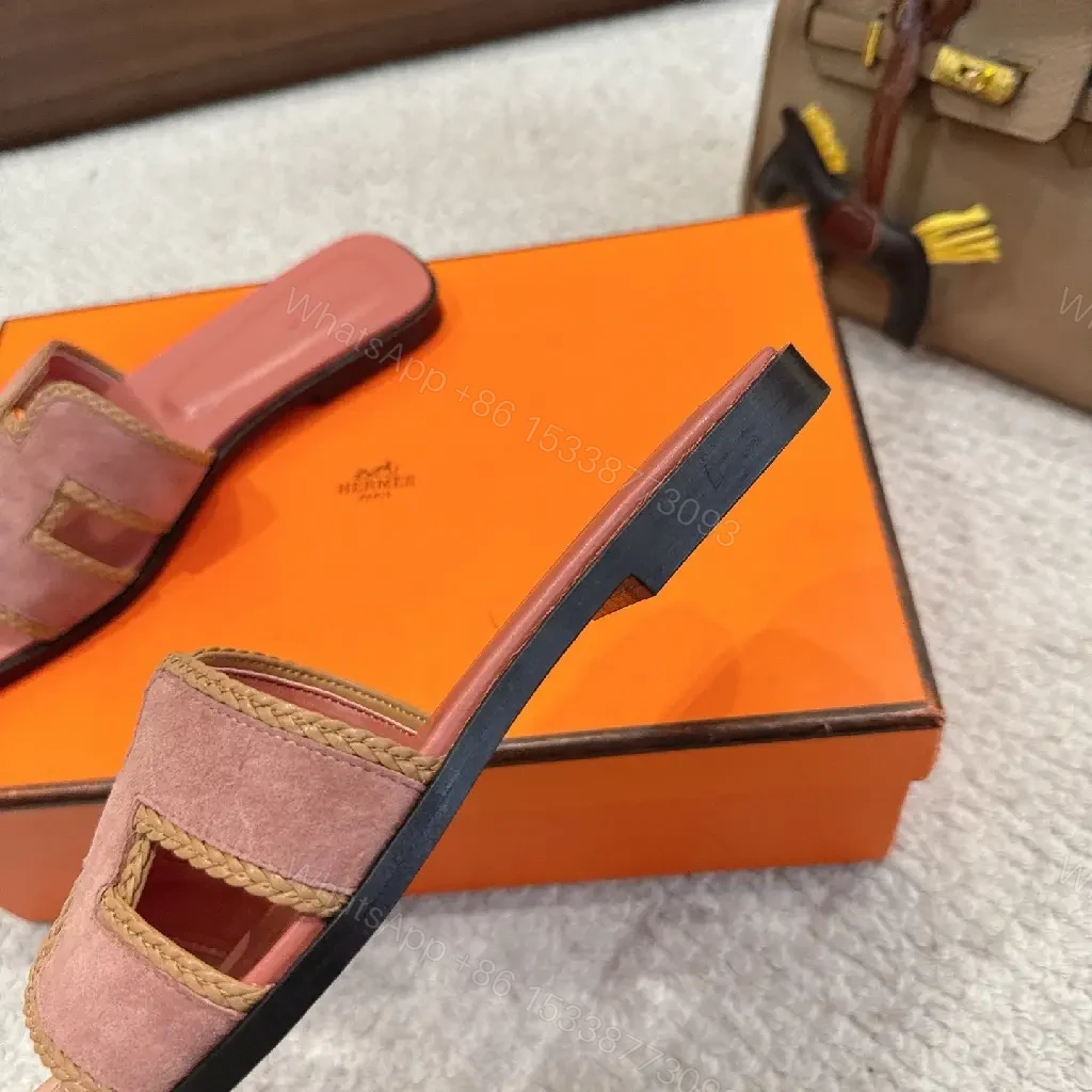 View 2 of Textured Suede-Stride Slide Sandals: Comfort Luxury Footbed