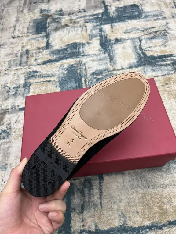 View 5 of Navy Monogram Gancini Loafers: Premium Italian Luxury Shoes