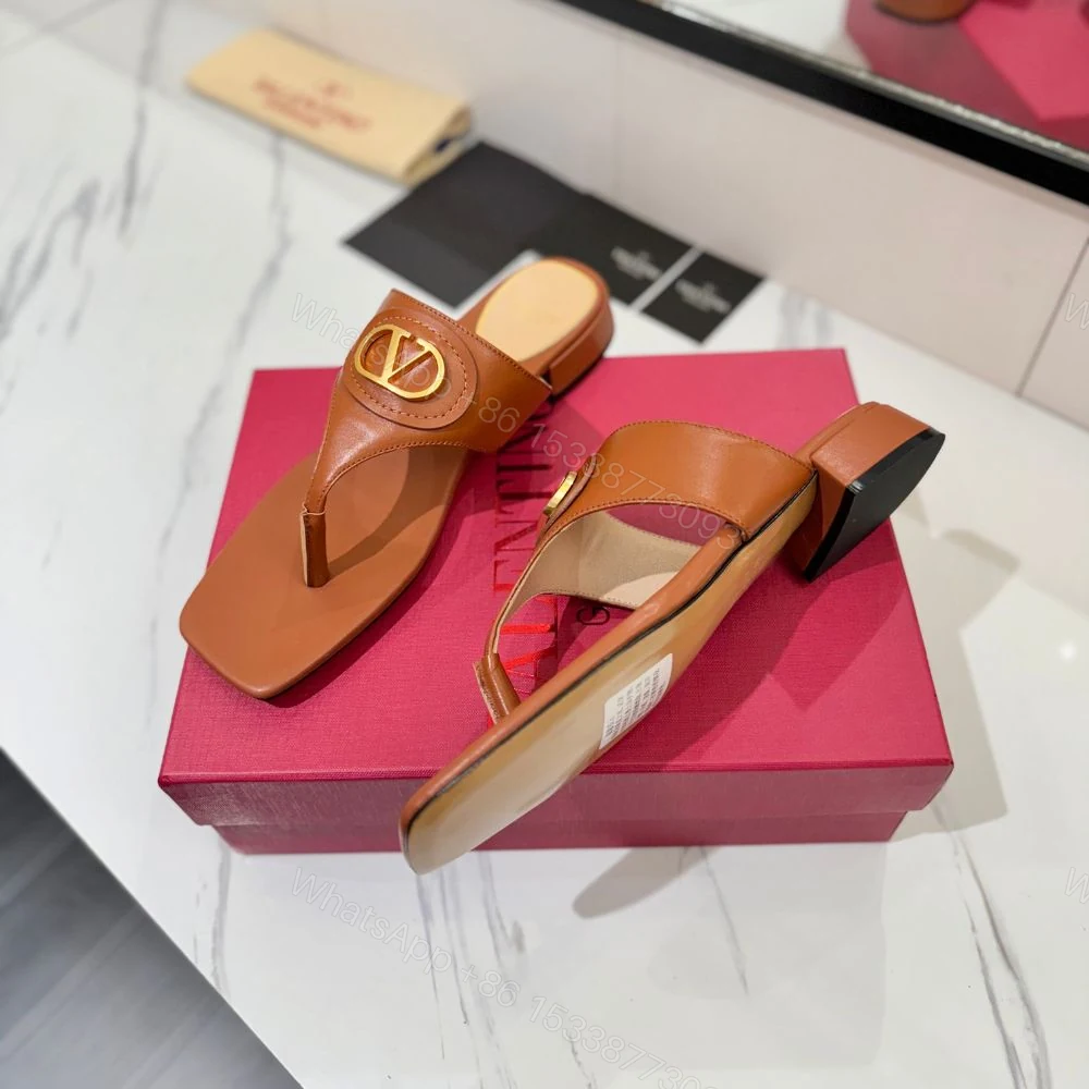 View 7 of Valentino Garavani Vlogo Signature Sandals Brown