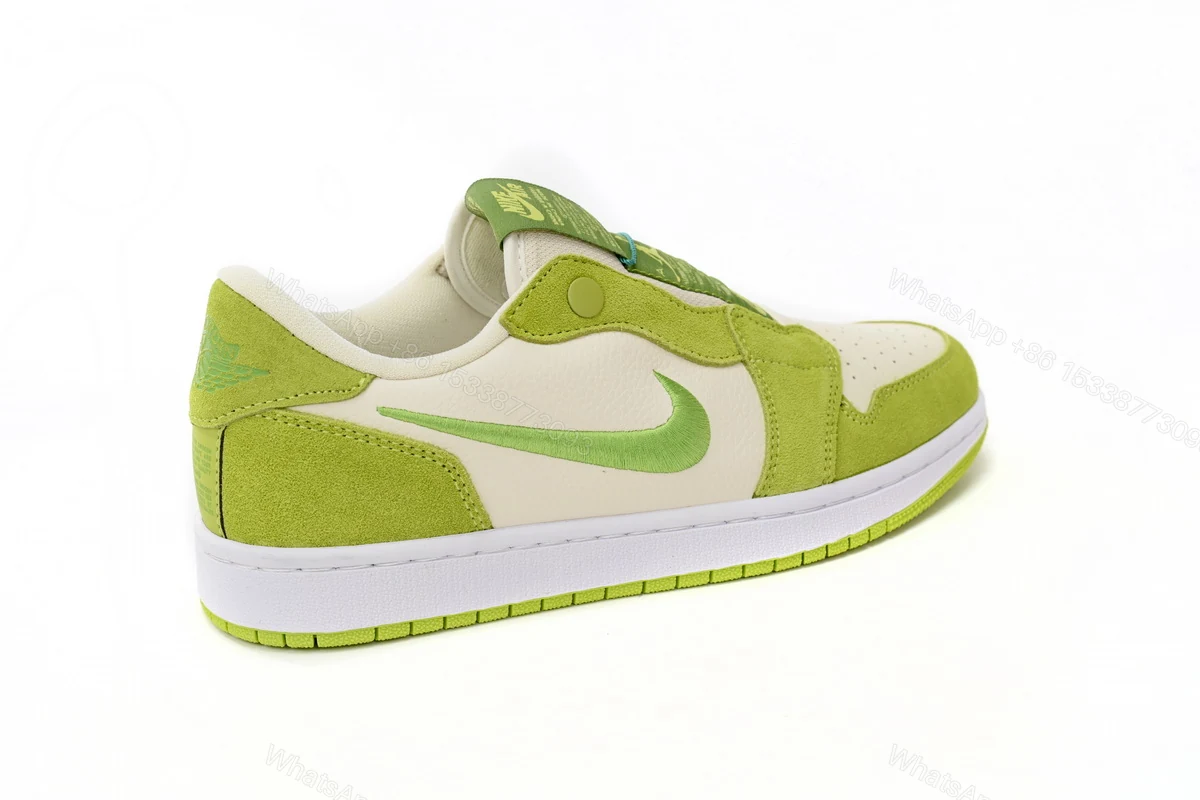 View 7 of Air Jordan 1 Low Green Apple AV3918-198