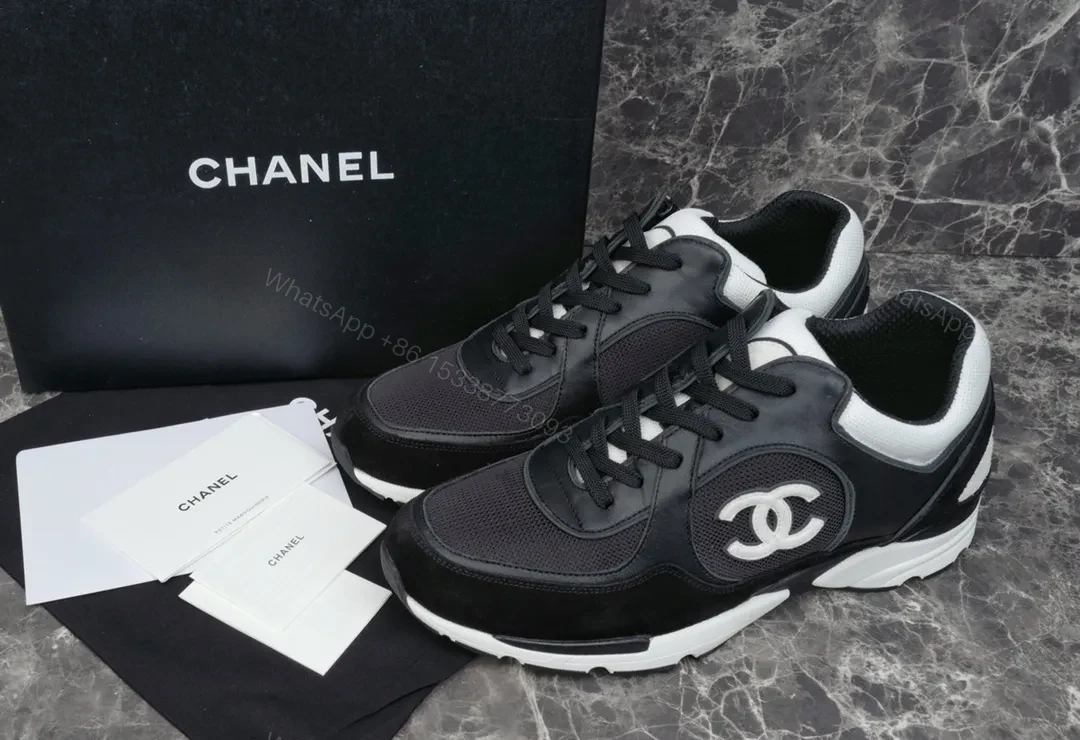 Black & White Leather-Luxe Sneaker: Subtle Designer Comfort — view 1