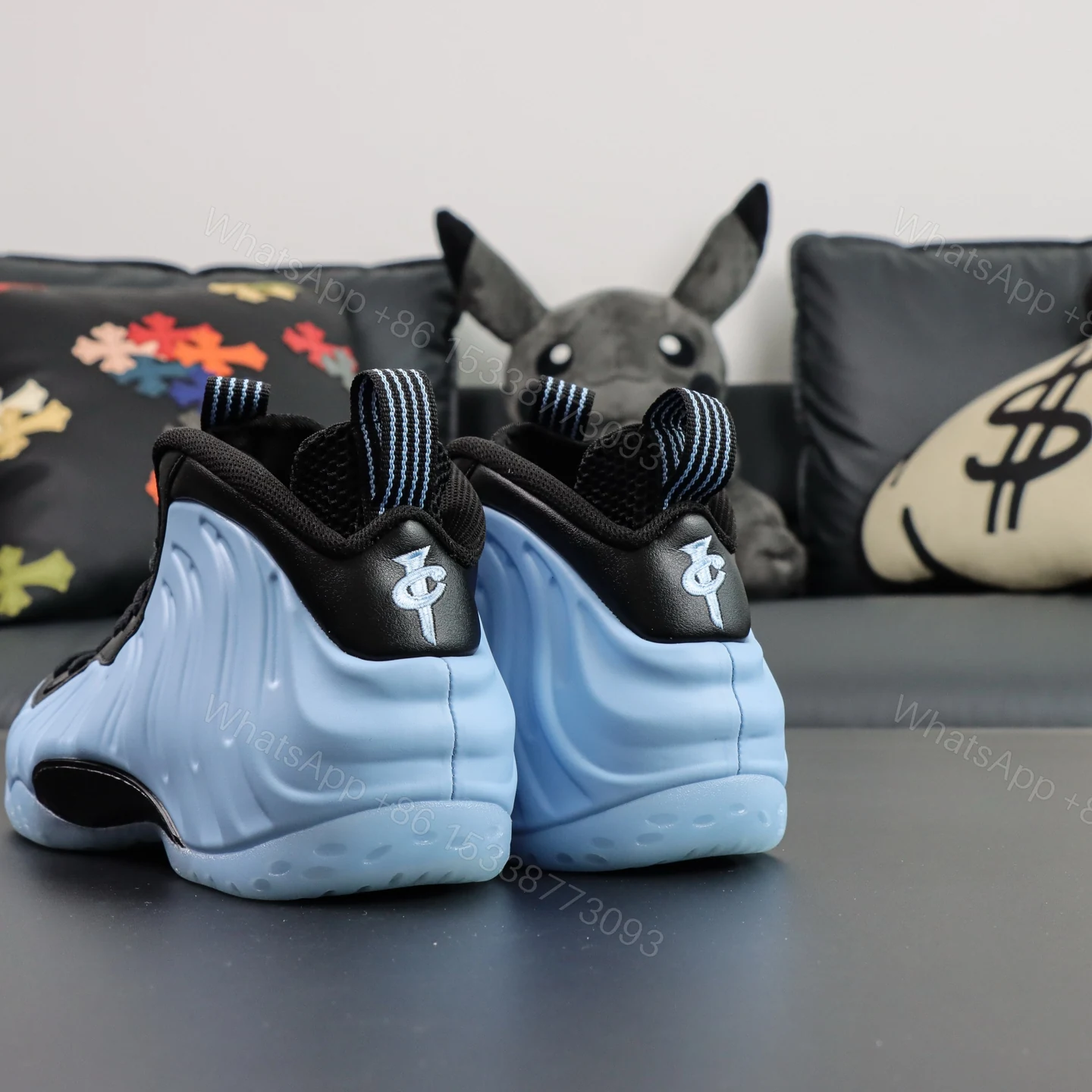 View 6 of Foamposite One “’Psychic Blue and Black”