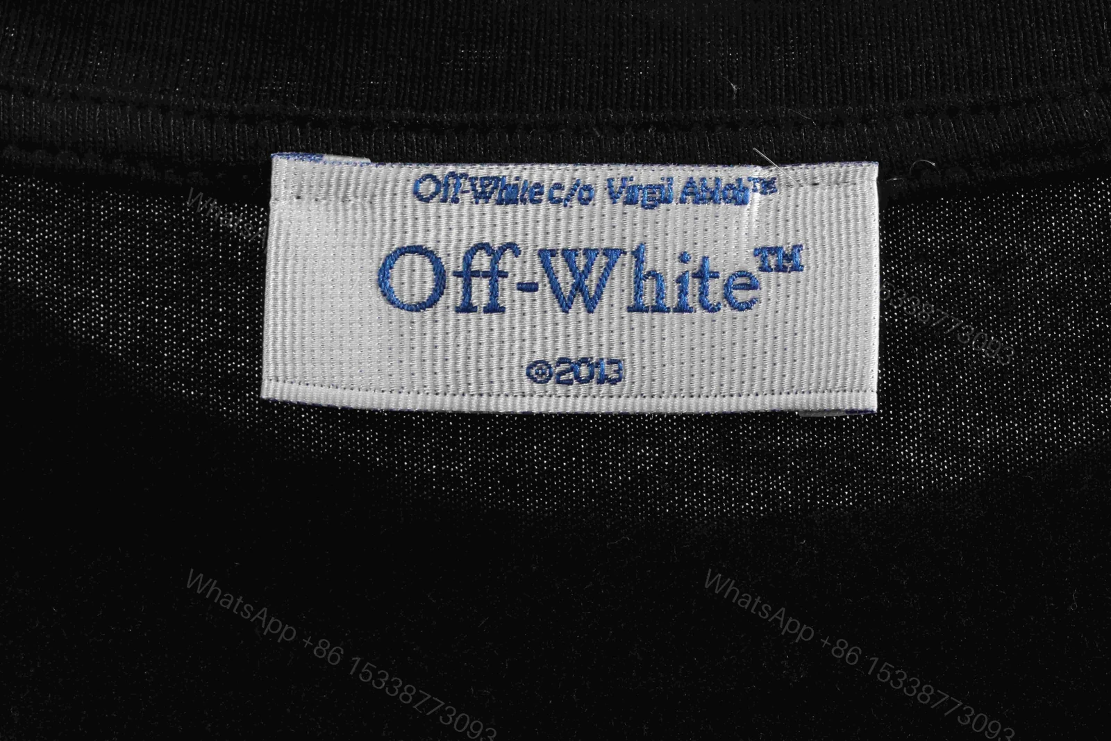 View 9 of Off-White Multiple Logos Black T-Shirt