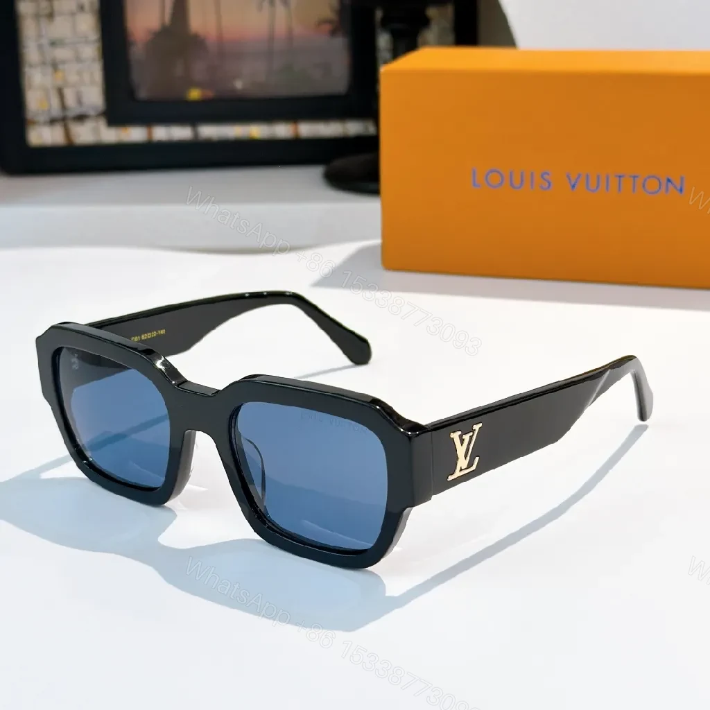 View 5 of Bold Tortoishell Sunglasses with LV Detail: Everyday Luxury Elevation