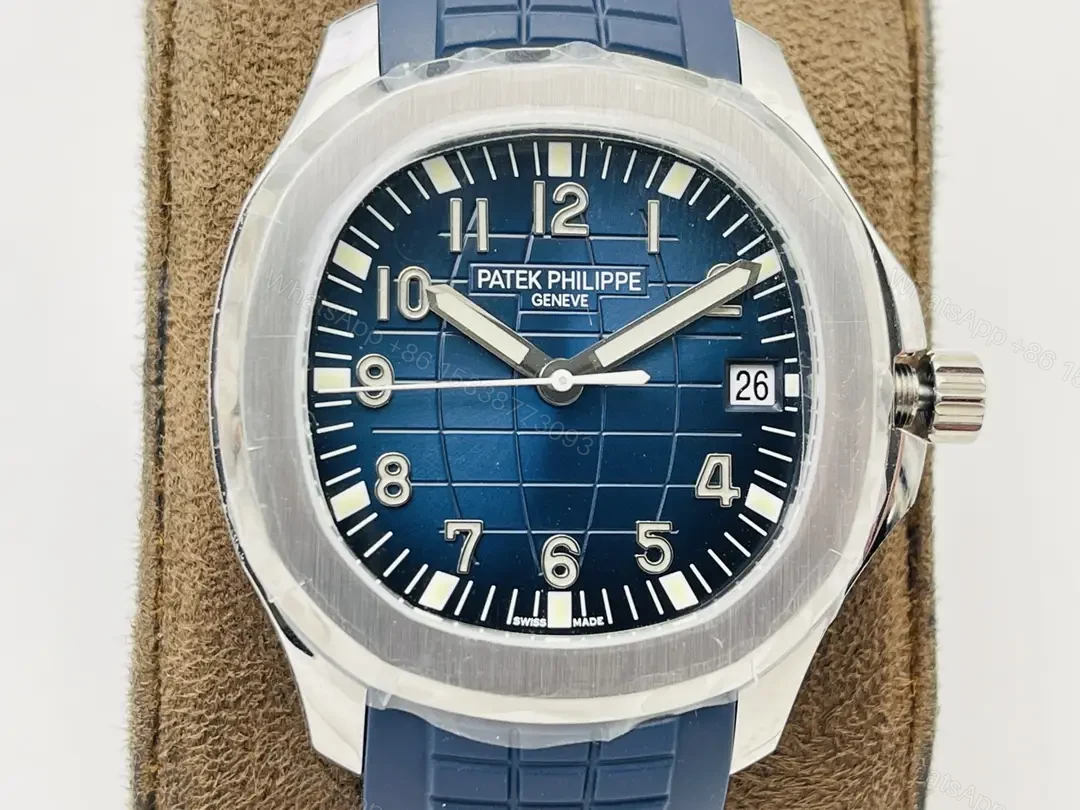 View 4 of Patek Philippe Aquanaut Blue Watch Blue Rubber Strap Ultimate 40MM PP-AQUANAUT-5167A-BLU-RUB