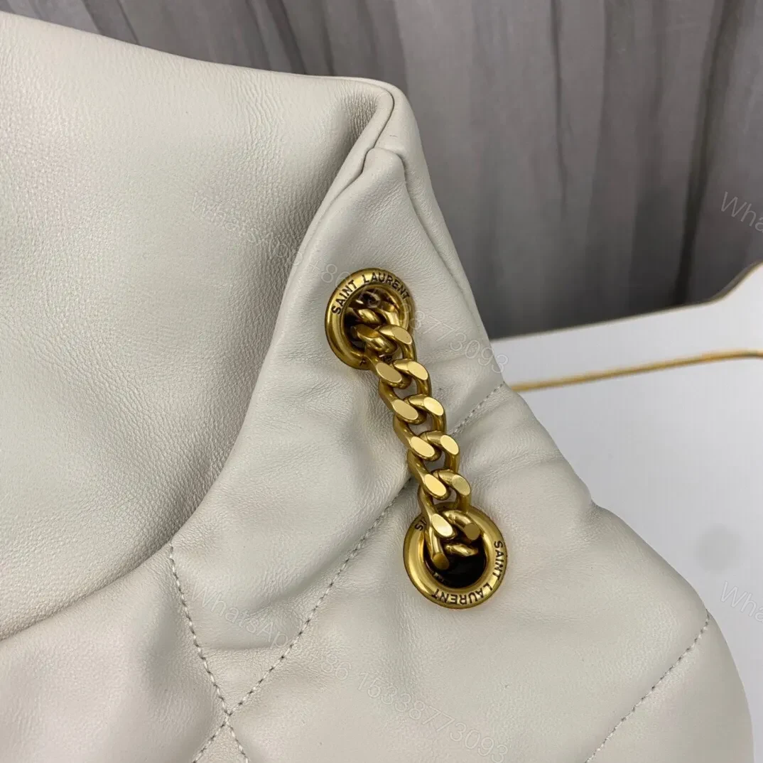 View 7 of Saint Laurent Loulou Small Quilted Puffer Bag ‘All Colour Available’