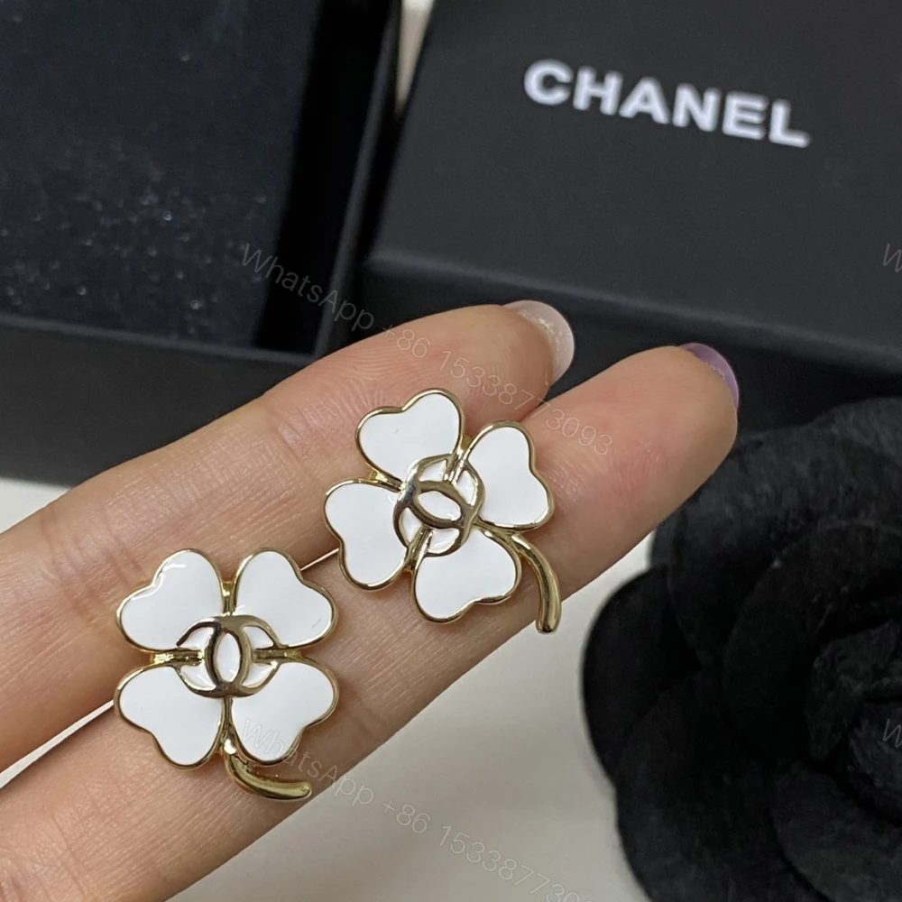 View 7 of Chanel Stud Earrings In Gold Metal With Resin Hardware Abf317 B19851 Nafgv
