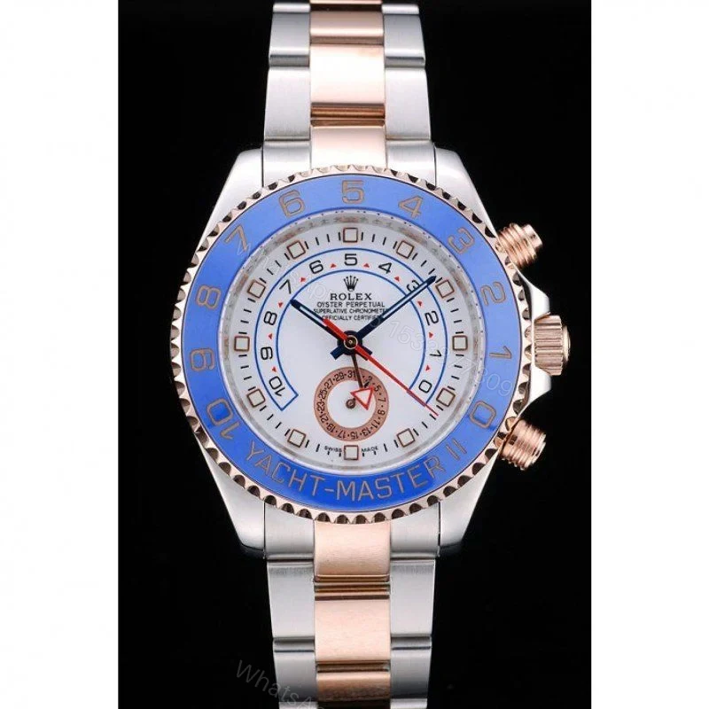 View 2 of Replica Rolex Yacht-Master White Dial REP016833