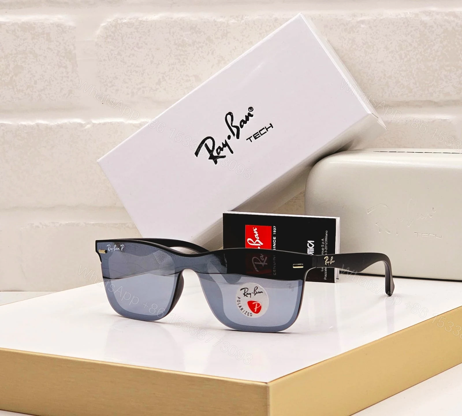 View 7 of Ray-Ban Tech Wayfarer Polarized Grey Lens