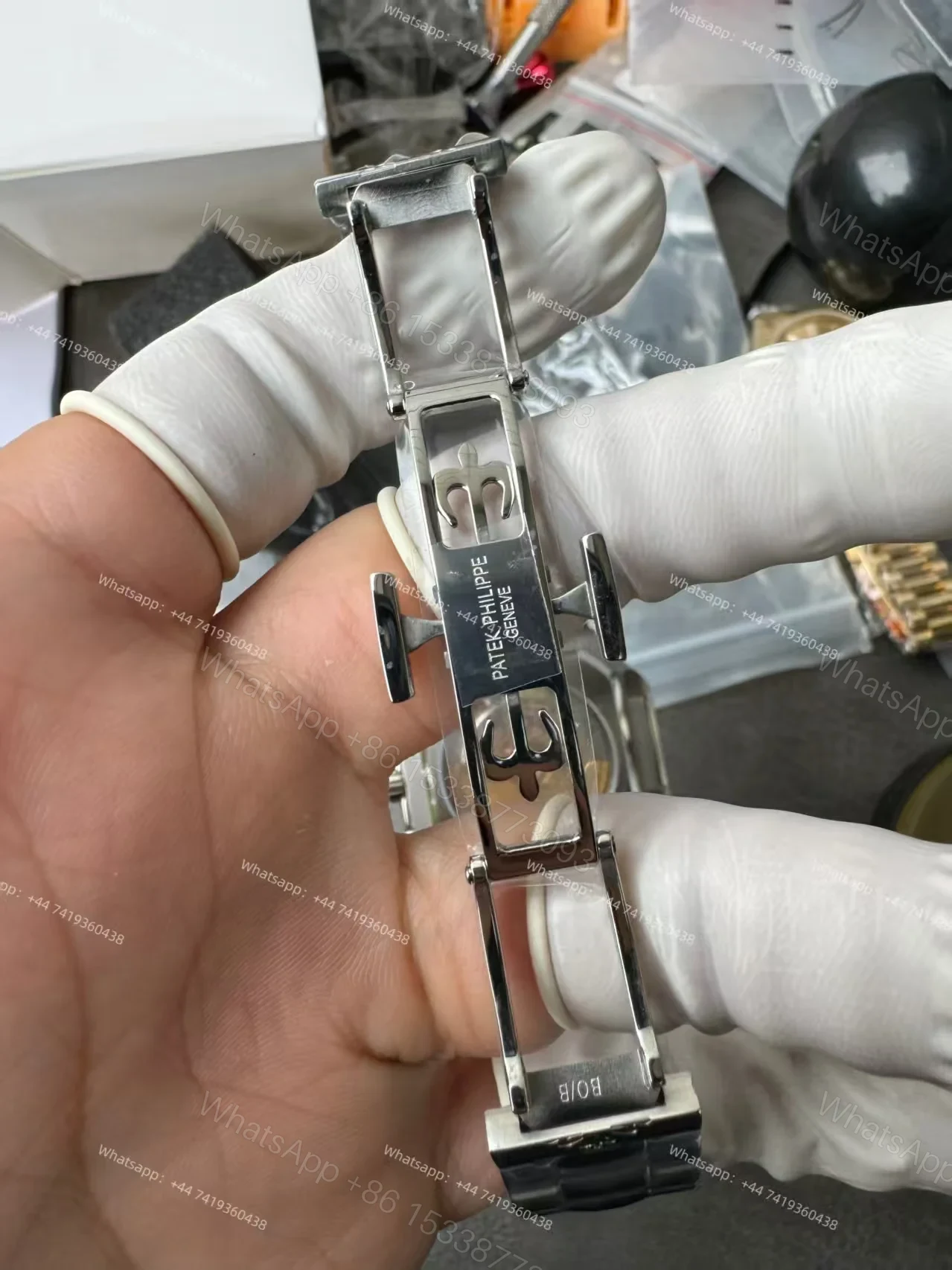View 7 of Patek Philippe Super Clone Cubitus 5821/1A-001 Green Dial 45MM