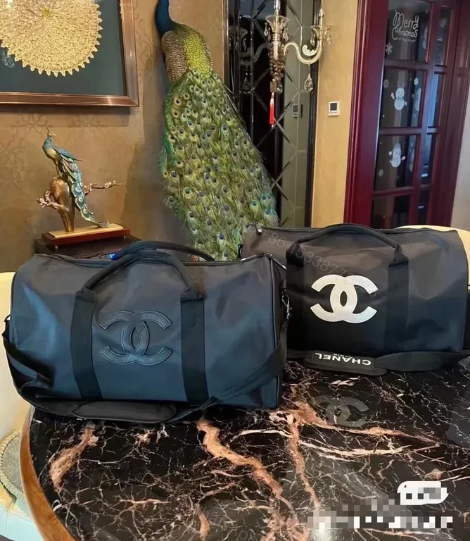 View 4 of Lightweight Chanel-Style Duffel: Luxe Travel Carryall