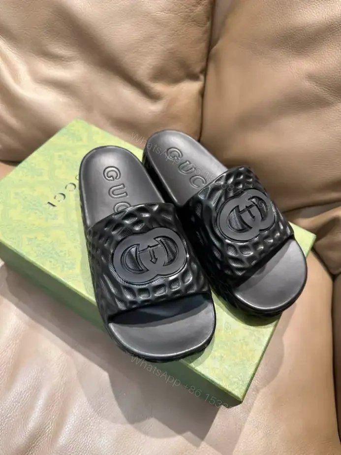 View 7 of GUCCI MEN’S INTERLOCKING G SLIDE SANDAL – SDG023