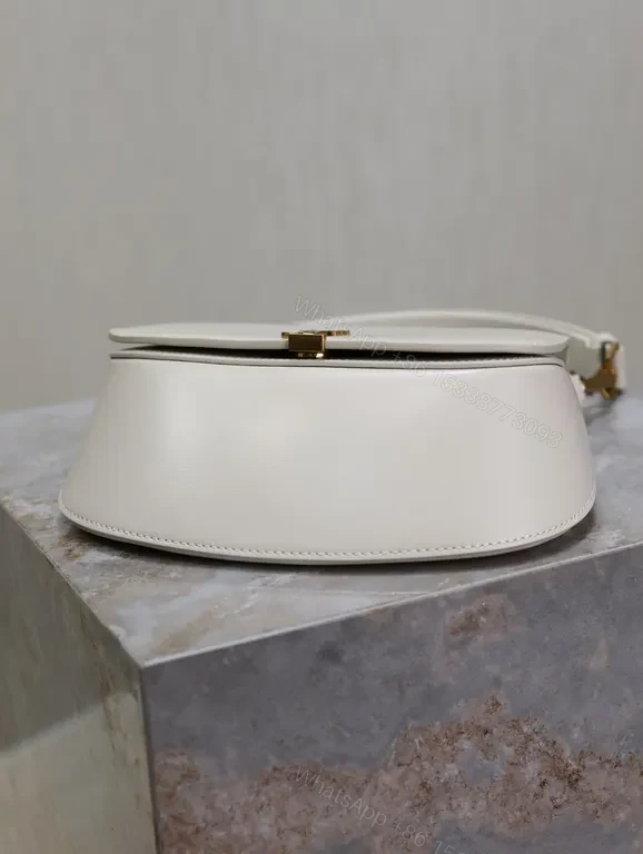 View 2 of Chic Leather Crossbody Bag â€” Gold Hardware, Everyday Luxe