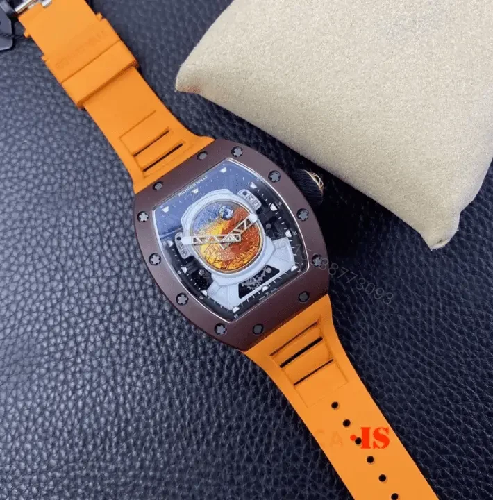 View 4 of Richard Mille Swiss Clone – RM 52-05 Pharrell Williams Orange