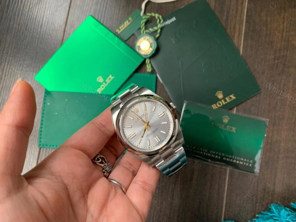 View 5 of EW FACTORY 1:1 Rolex OYSTER PERPETUAL SILVER DIAL 41MM Asian A3230