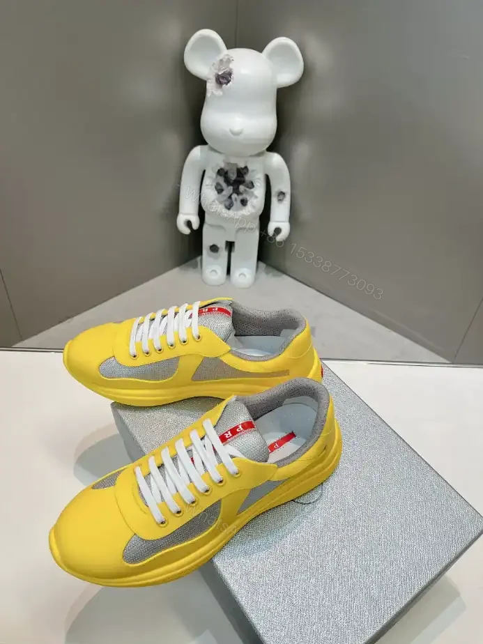 View 9 of PRADA AMERICA’S CUP SOFT RUBBER AND BIKE FABRIC SNEAKERS – PRD003
