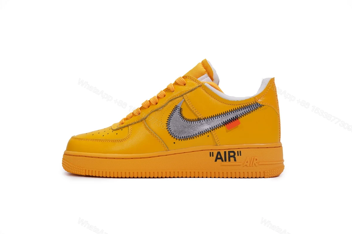 View 7 of Off-White x Nike Air Force 1 Low University Gold DD1876-700
