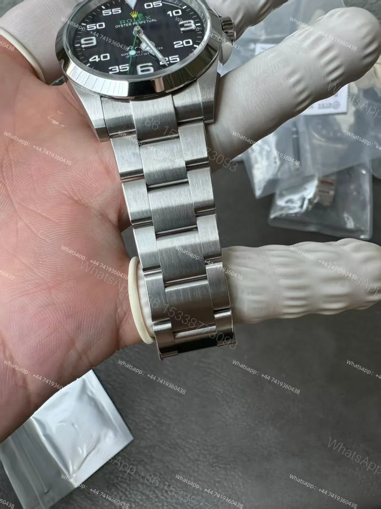 View 10 of Rolex Air-King M126900-0001 1:1 Replica Black Dial 40MM 3230 Movement Super Clone Watch