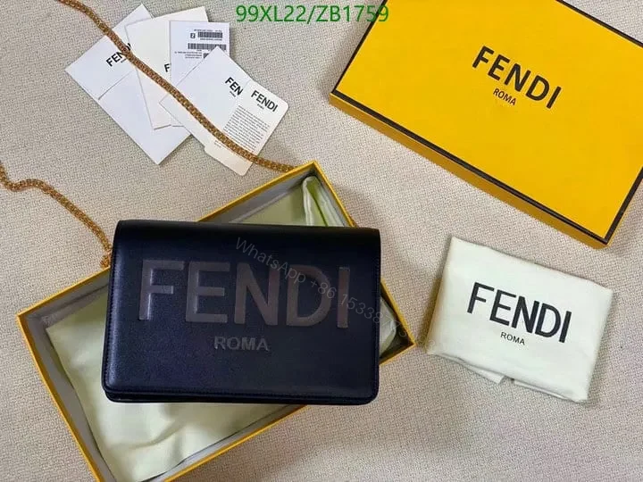 View 18 of Fendi Duplicate Chain Wallet Fendi Roma ZB1778