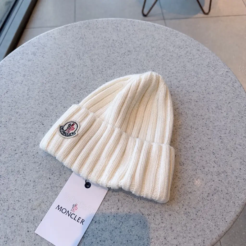 View 7 of Cozy Knit Beanie: Soft Ribbed Warmth, Subtle Emblem, Luxury Style