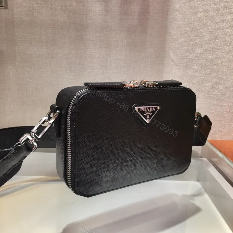 View 6 of Saffiano Crossbody: Prada Luxe Hands-Free Bag