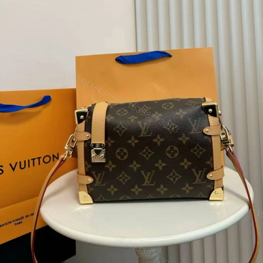 View 2 of Louis Vuitton Side Trunk Monogram MM Brown 23Cm