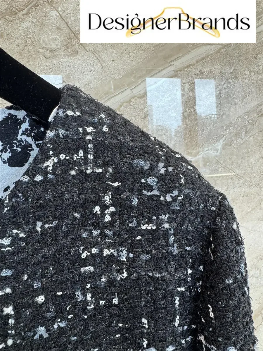 View 10 of Textured Tweed Jacket: Sophisticated City-Chic Style