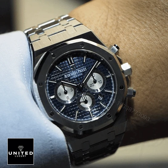 View 8 of Audemars Piguet Royal Oak Chronograph 26331ST.OO.1220ST.01 Replica