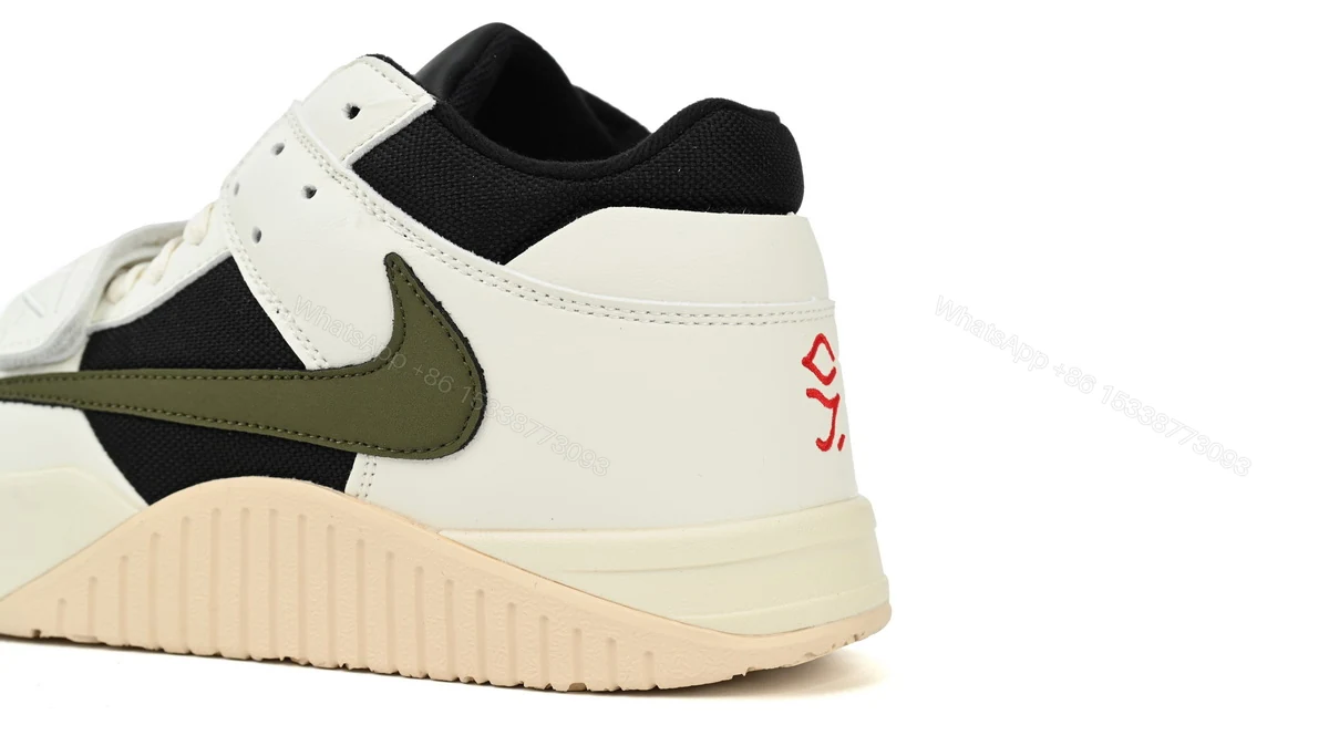 View 8 of Travis Scott x Jordan Cut The Check Nice Kicks Olive Green FZ8117-045