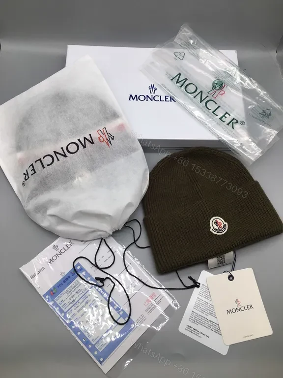 View 2 of Cozy Navy Knit Beanie â€” Allâ€‘Day Warmth, Moncler Luxury