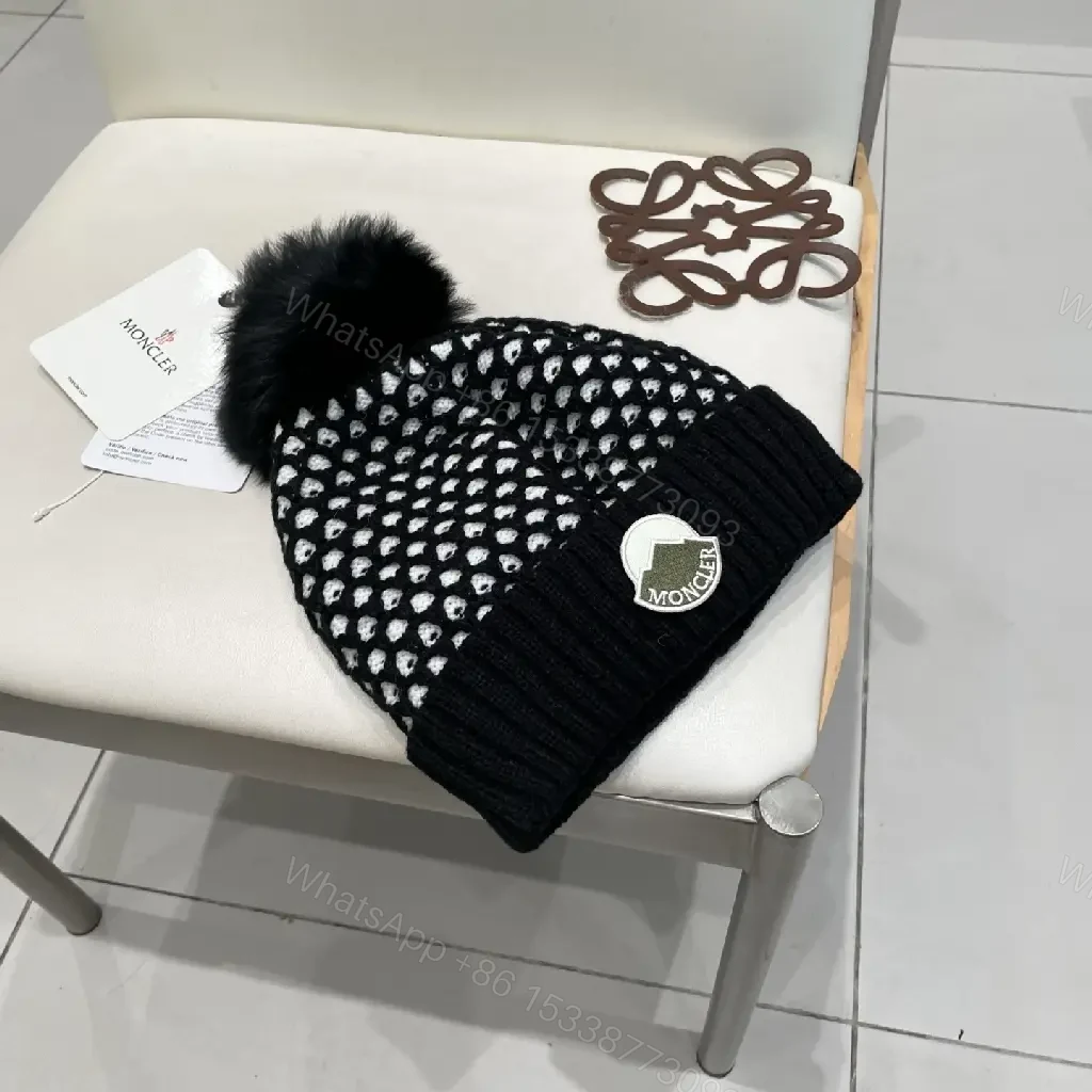 View 4 of Chic Knit Beanie: Textured Warmth with Pom Pom