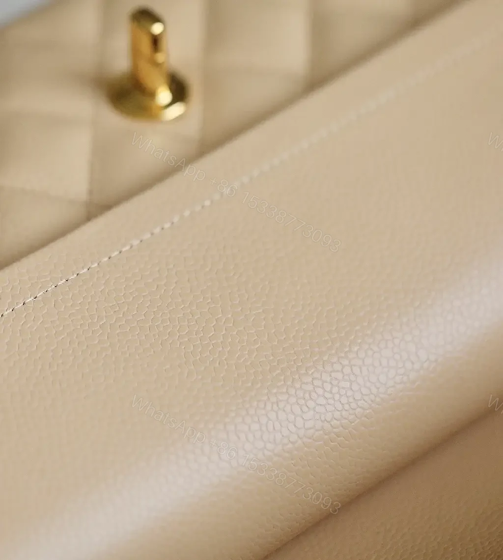 View 9 of Soft Satin Quilted Flap Bag: Timeless Everyday Luxe, Beige