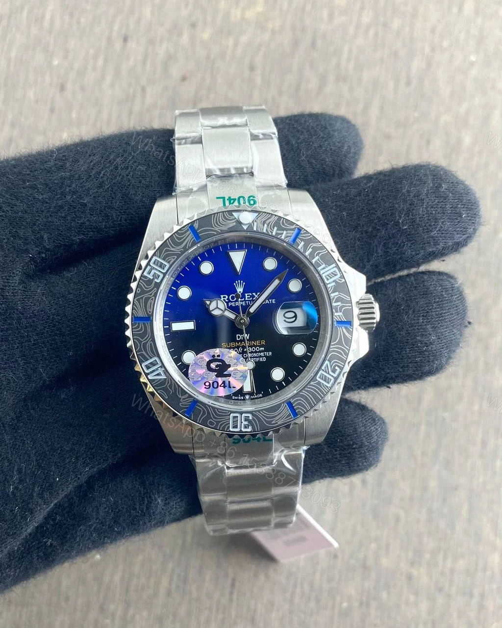 Rolex Submariner Silver Blue Diw Limited Edition 41MM — view 1