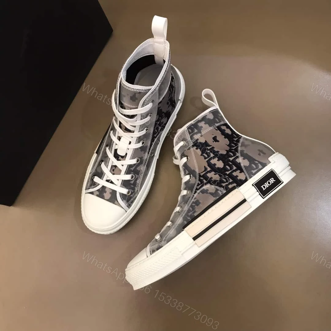 View 3 of DIOR “B23” HIGH-TOP SAFARI DIOR OBLIQUE SNEAKER – CD16