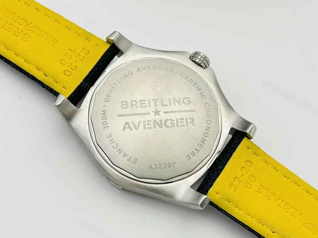 View 7 of Fake Breitling Colt 36 White Dial Premium Fabric Strap 36MM BREITLING-COLT-WHT-FAB-36