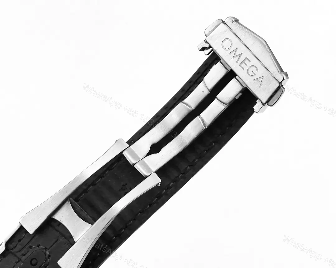 View 9 of Omega Constellation Meteorite Series 5th Generation Watch 41MM Silver Dial with Black Strap