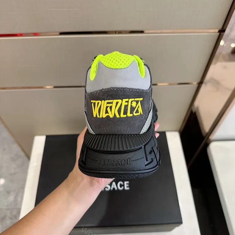 View 9 of Rugged-Chic Neon-Lime High-Tops: Luxury City Sneakers