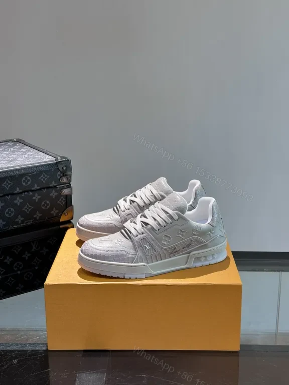 View 7 of Soft Luxury LV-Detail Sneakers: suede, textile, premium style